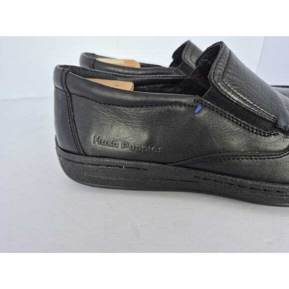 Hush Puppies Vicar Victory Black Leather Slip On Loafers Mens Size 12 Comfort main image 9